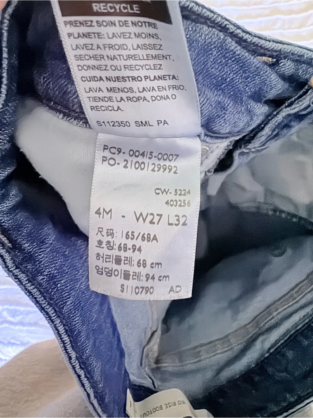 Levi Strauss & Co Signature Mid Rise Bootcut Size 4 - Picture 11 of 15